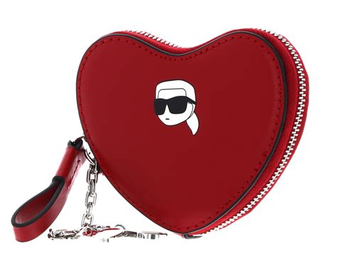 karl lagerfeld heart coin purse.